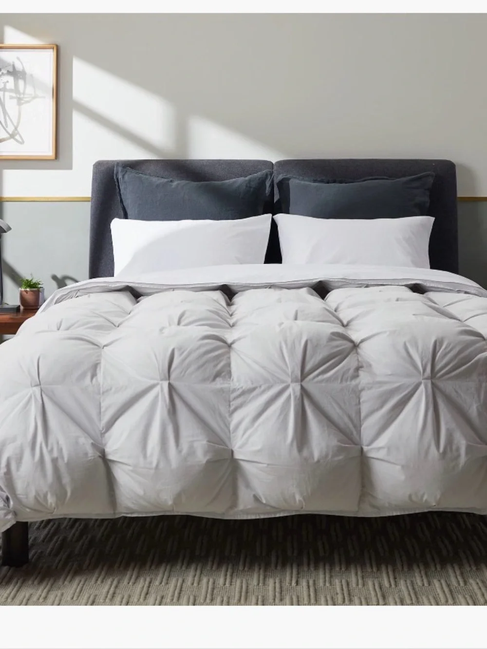 Parachute NEW King/Calif King Organic Cotton Puff Comforter